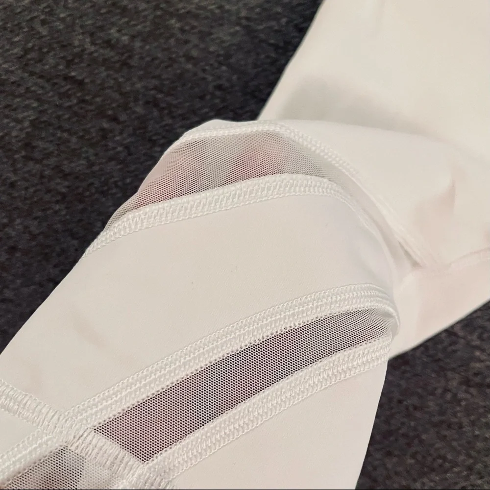 πΊπΆπ³π«~ Lululemon Wunder Under HR Legging Mesh White - Picture 4 of 6